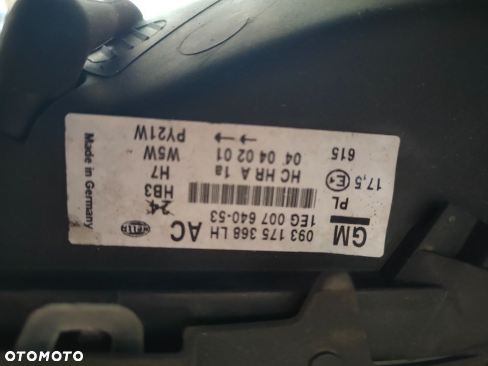 Lampa przód Opel Astra 2 lewa Europa - 4