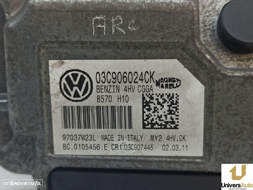 CENTRALINA DO MOTOR UCE VOLKSWAGEN GOLF VI (5K1) EDITION - 3