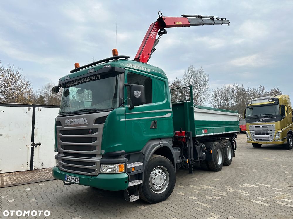 Scania G450 6x4 resor HDS radio wywrotka hydroburta