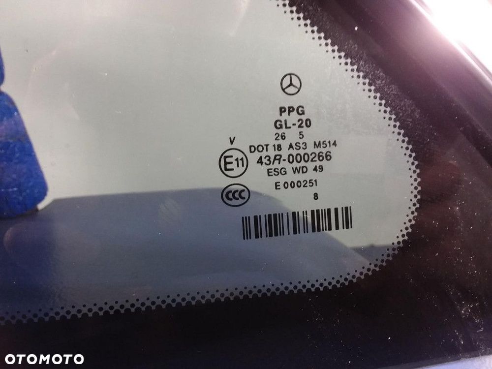 MERCEDES R W251 LONG SZYBA KAROSERYJNA TYŁ LEWA - 2
