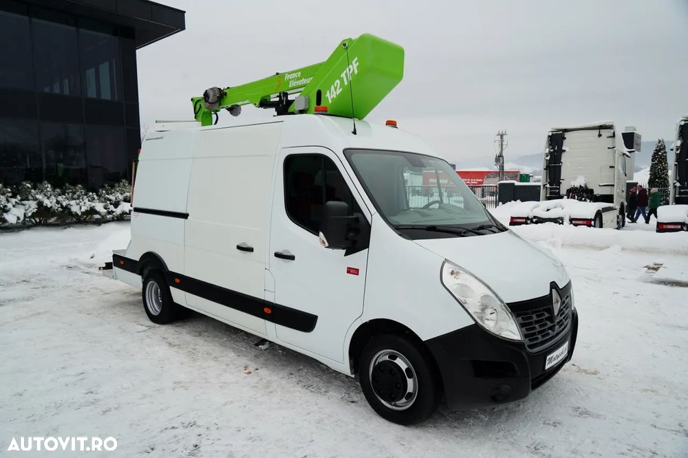 Renault MASTER / AERIAL / Platformă de lucru aeriană Elevateur 142 TPF - 14 m / MAX 265 kg / TABLĂ / - 5