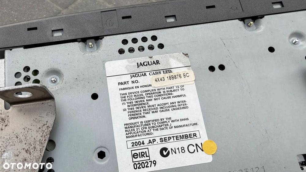 Navi JAGUAR X-TYPE RADIO CD WYŚWIETLACZ Radioodtwaracz klima CD nawigacja denso1x4310e8889gb 2004 japan 4x4318b876bc - 14