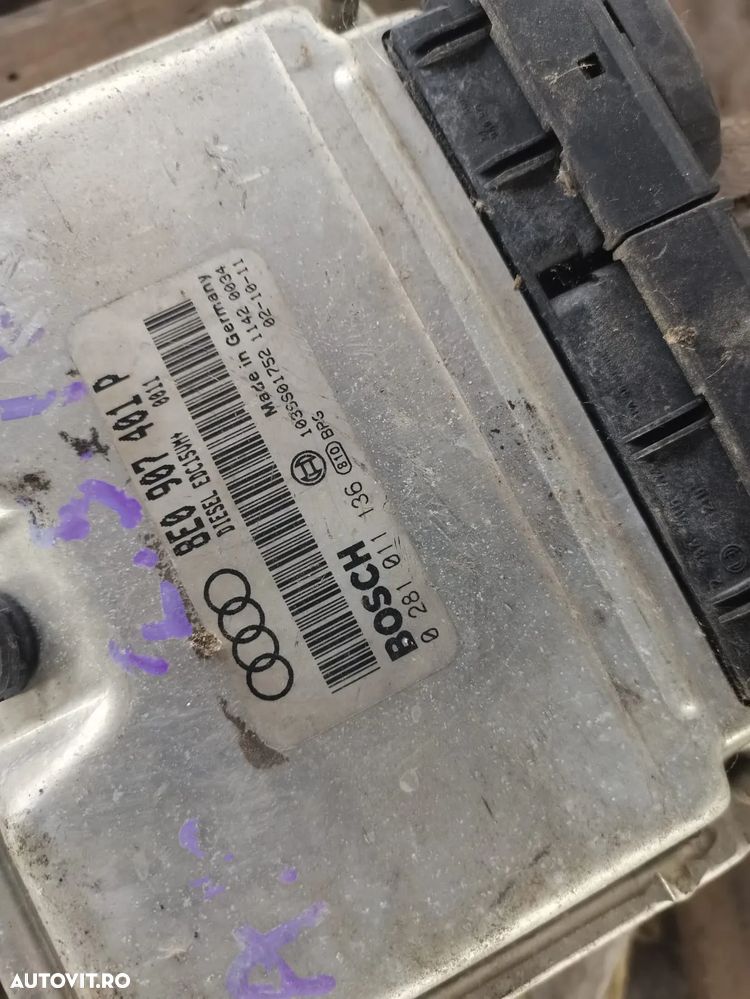 ECU Calculator Motor Bosch Audi A6 C5 4B 2.5 TDI 1997 - 2004 Cod 8E0907401P 0281011136 - 2