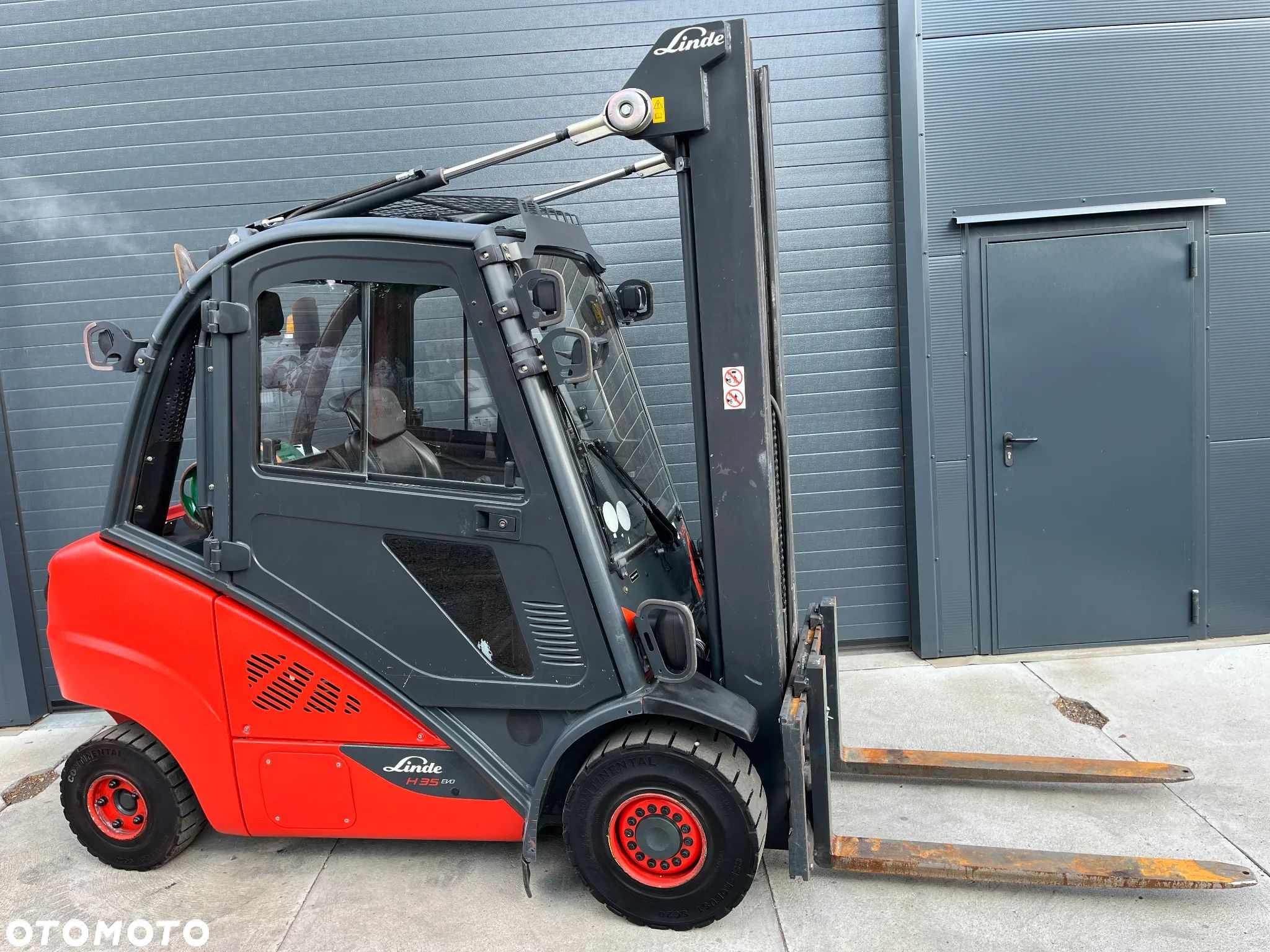 Linde H35-T Gaz LPG TRIPLEX kabina przesuw boczny  oświetlenie drogowe - 1