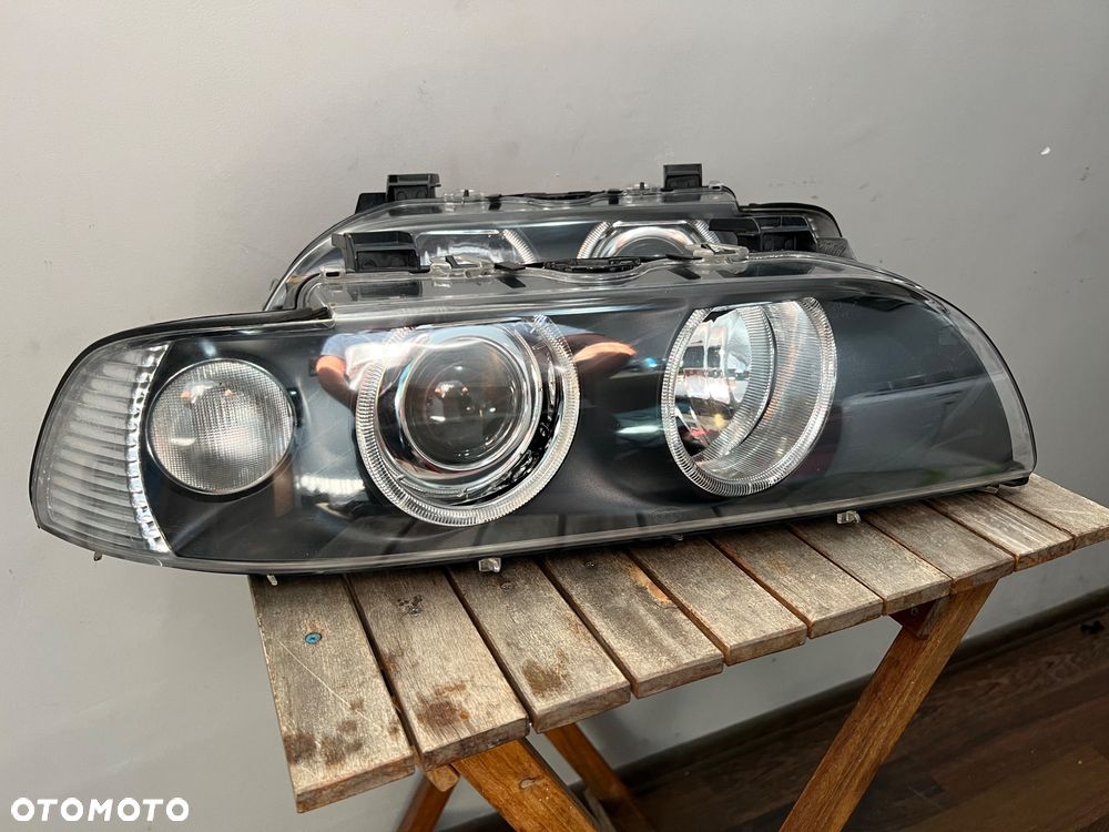 Lampy przednie przód e39 lift polifcie Po regeneracji ! Piękne ! Xenon - 3