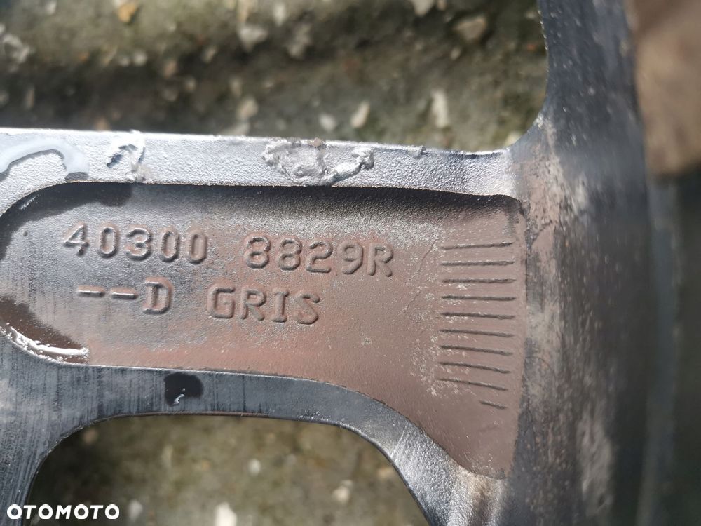 felga aluminiowa renault oe captur 6.5" x 17" 4x100 et 40 403008829r - 9