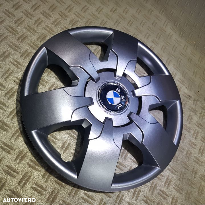 Capace roti BMW r16  la set de 4 buc,Capace janta aliaj,Embleme - 3