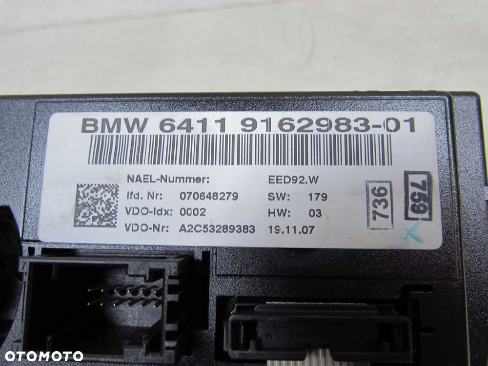 BMW 1 E82 E88 3 E90 E91 PANEL NAWIEWU KLIMATYZACJI 916298301 - 12