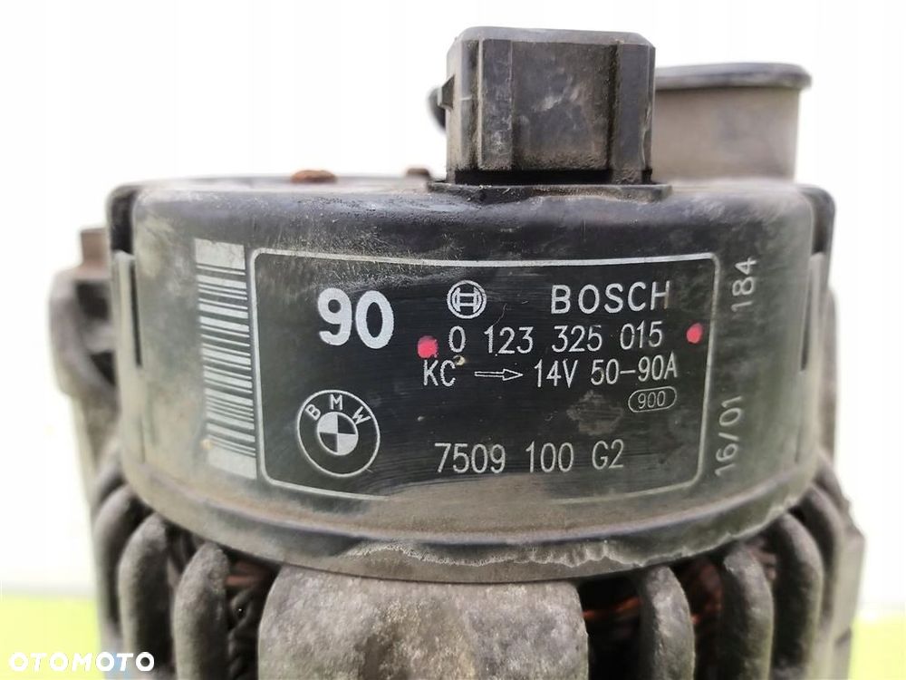 Alternator BMW E46 1998-2007 1,9 BENZYNA 0123325015 ORYGINAŁ - 2