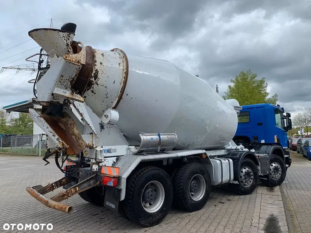 Scania P410 8x4 – Betoniarka Liebherr 9 m³/ Euro 5 / Retarder - 3