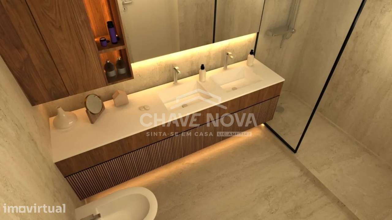 Apartamento T1 Novo C/Lugar de Garagem e Arrumos em Cortegaça - Grande imagem: 5/8