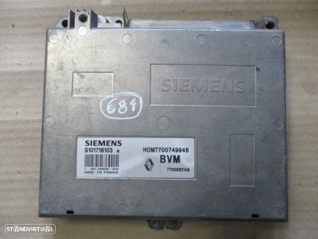 Centralina 7700749946 7700862148 RENAULT 19 1995 1.4 SIEMENS - 1