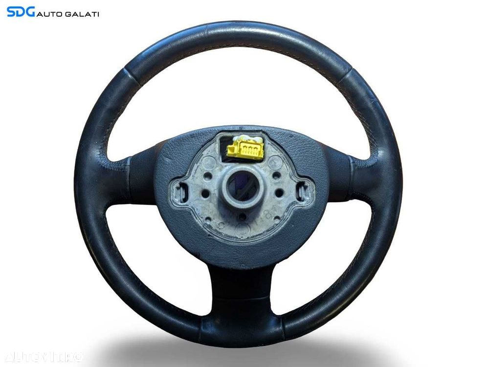 Volan din Piele in 3 Spite FARA Airbag Volkswagen Golf 5 2004 - 2008 [L9118] - 7