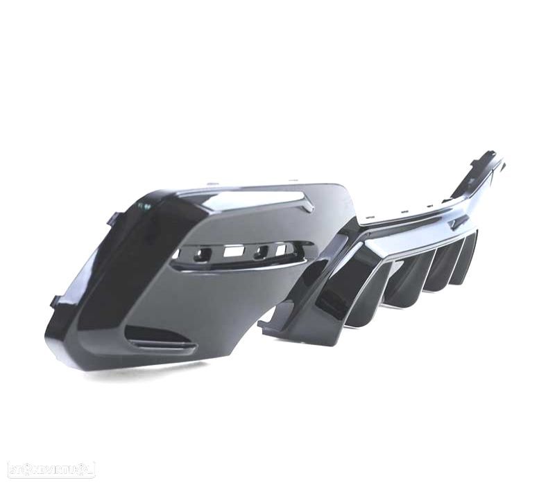 DIFUSOR BMW F20 F21 LCI 15-19 LOOK M PERFORMANCE PRETO BRILHANTE - 4
