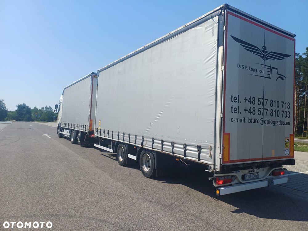 DAF XF 480 SUPER SPACE CAB / 2019r. ZESTAW TANDEM PRZEJAZDOWY 120m3 - 11