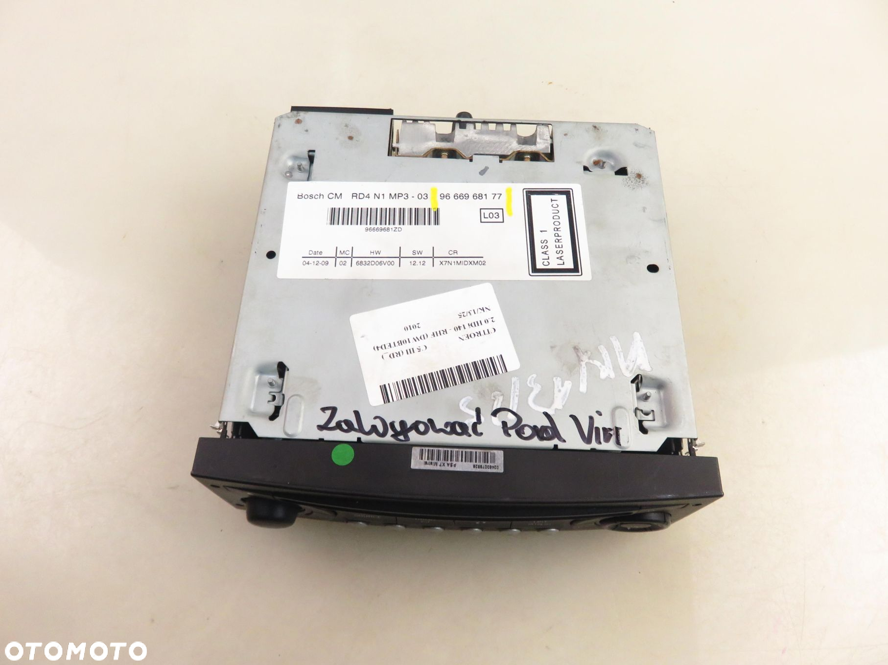 RADIO CITROEN C5 III (RD_) 9666968177 - 9