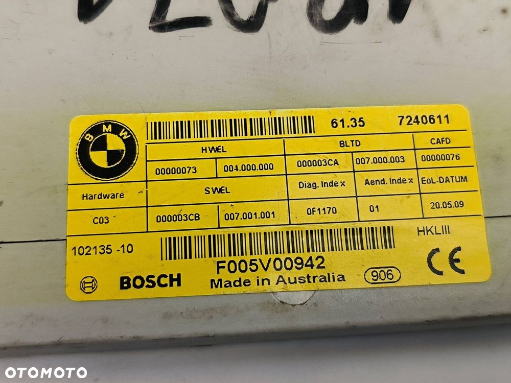 MODUŁ BMW 730 D F005V00942 - 3