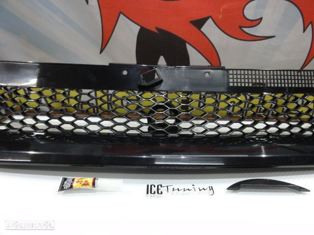 Grelha Frontal VW Golf 4 / IV em favo de mel, sem simbolo em ABS plastico - 9