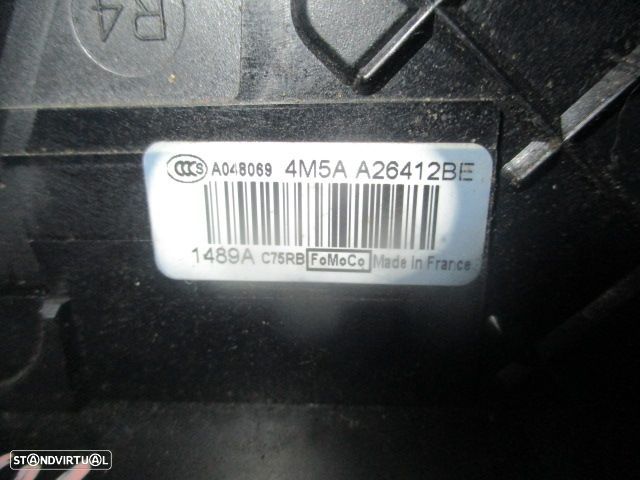 Fecho 4M5AA26412B FORD FOCUS 2 SW FASE 2 2010 1.6TDCI 90CV 5P PRETO TDRT 6 PINOS - 4