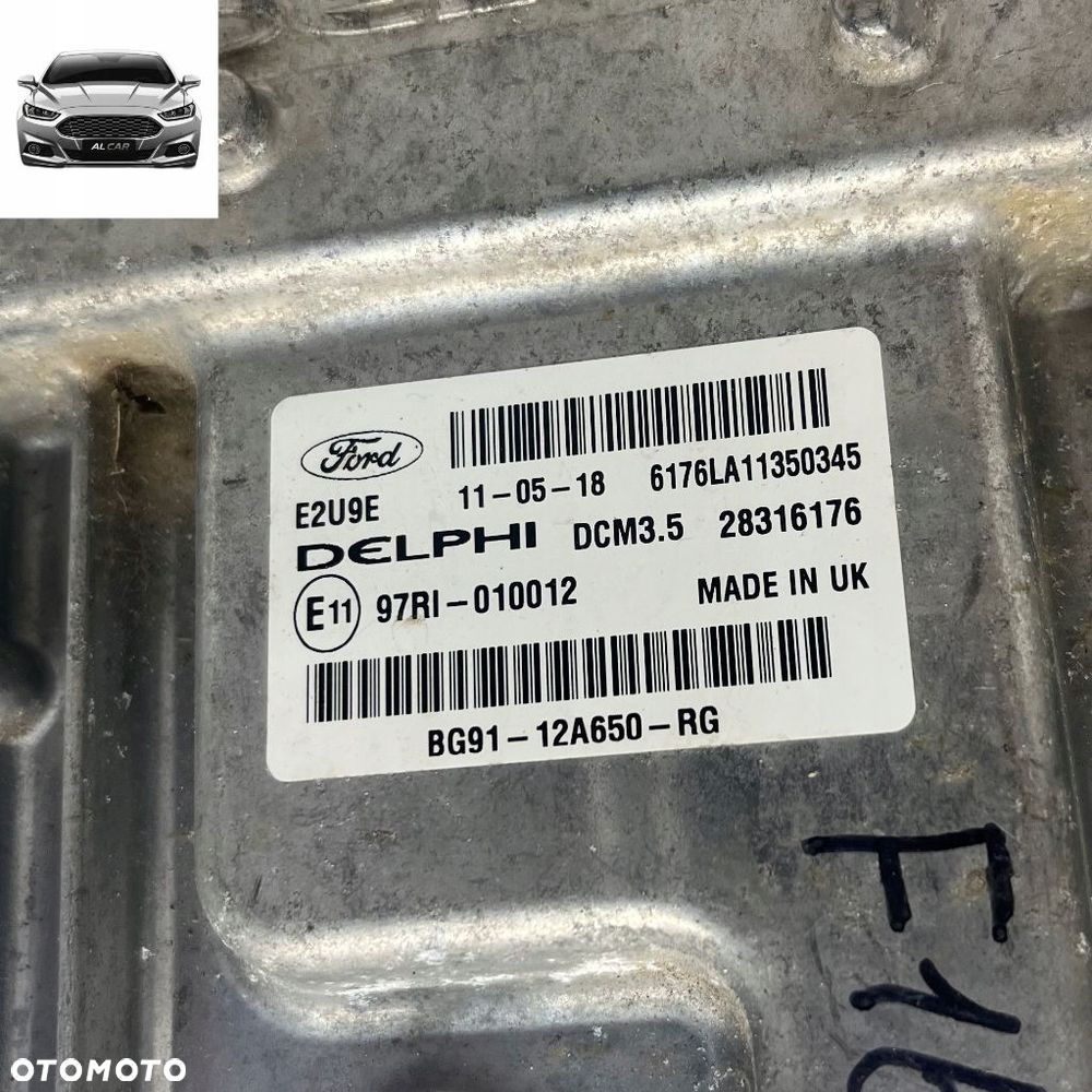 STEROWNIK SILNIKA 2.0 TDCI EURO 5 MONDEO MK4, S-MAX MK1 BG91-12A650-RG - 2