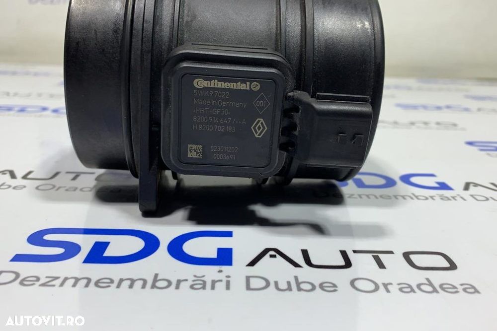 Debitmetru aer Renault Master lll 2.3 CDTI 2010 - 2016 Euro 5 Cod 8200702183 - 2