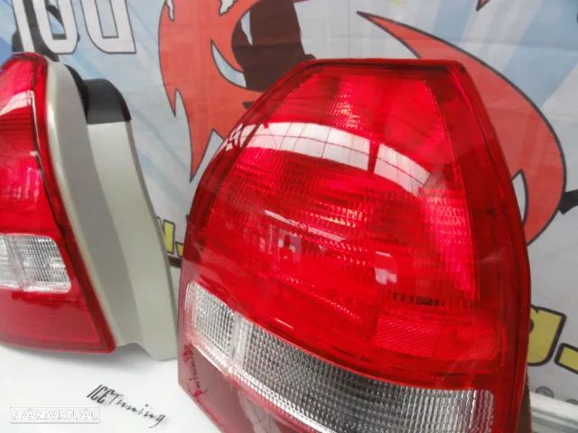 Faróis / farolins traseiros para Honda Civic EK, EJ 96-01 3 portas Vermelho / branco (red/white) EK9 Look - 11