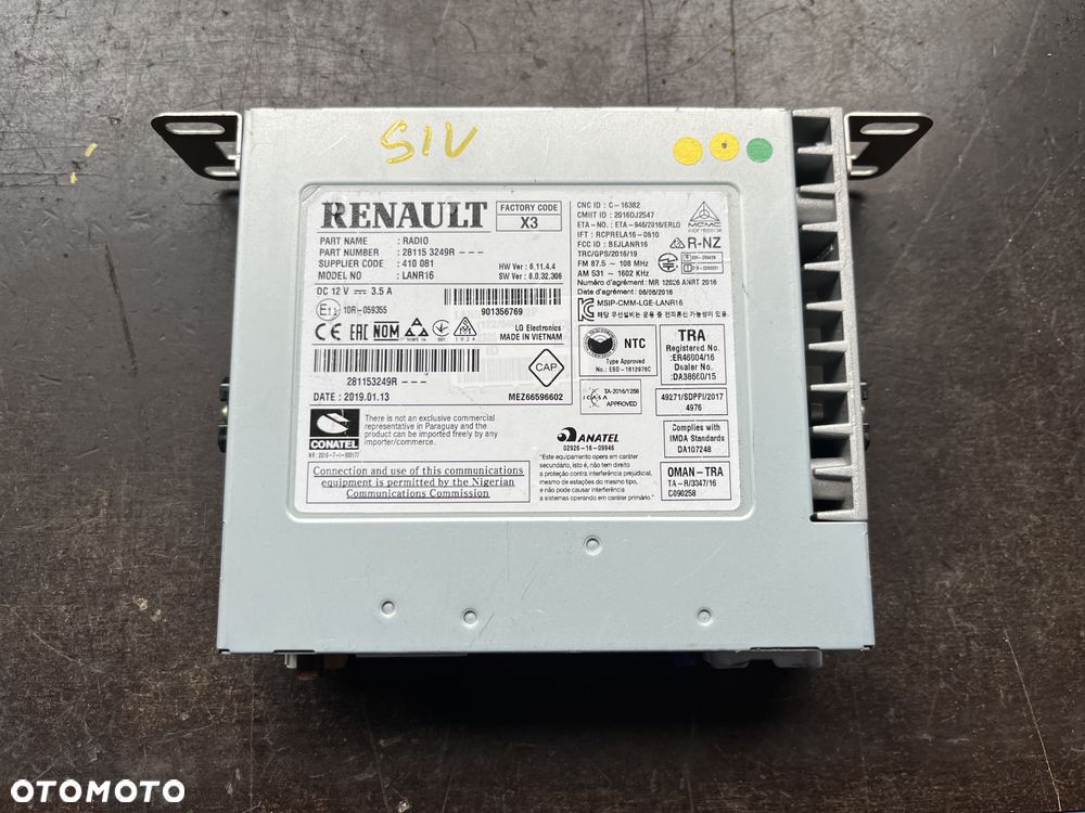 Radio Renault Scenic IV - 1