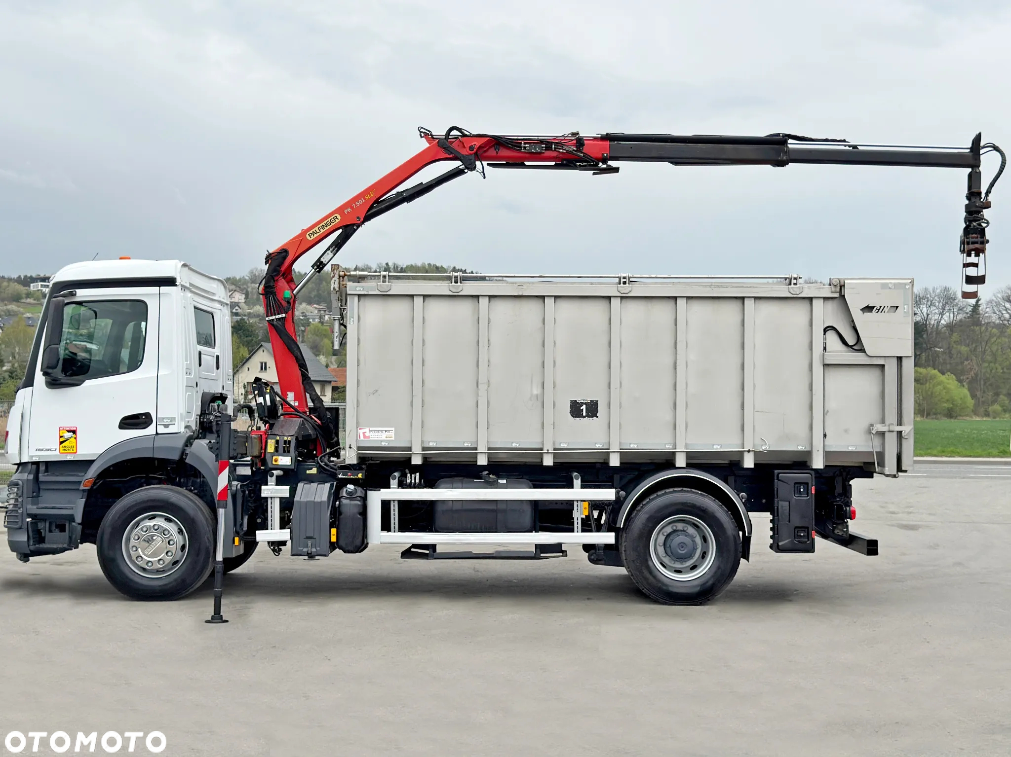 Mercedes-Benz AROCS 1830 * WYWROTA 5,00 * PK 7.501 SLD A + PILOT - 6