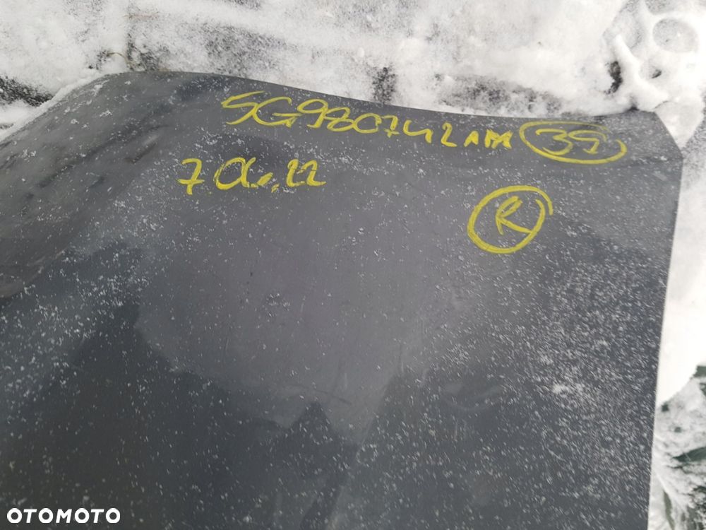 vw golf 7 lift kombi variant zderzak tył 5g9807421m - 9