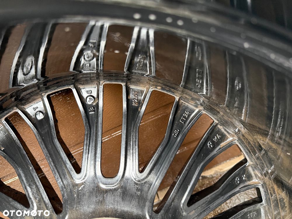 Oryginalne czarne felgi z czujnikami Mercedes W223 S- Class 20" + opony Dunlop - 6