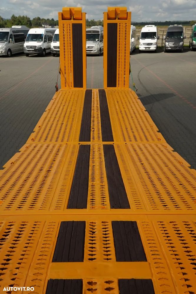 Louault / PLATFORMĂ JOASĂ - 13,6 M / PLATFORMĂ HIDRAULICĂ / RAMPE HIDRAULICE / TROLIU / AXĂ VIRATOARE / 3 AXI / - 23
