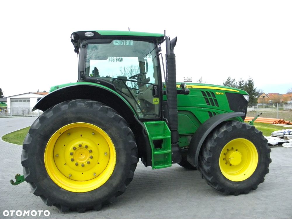 John Deere 6190R 2013 Rok, Przedni TUZ i WOM, Skrzynia POWERQUAD, Nie Malowany, Stan Bardzo Dobry - 6