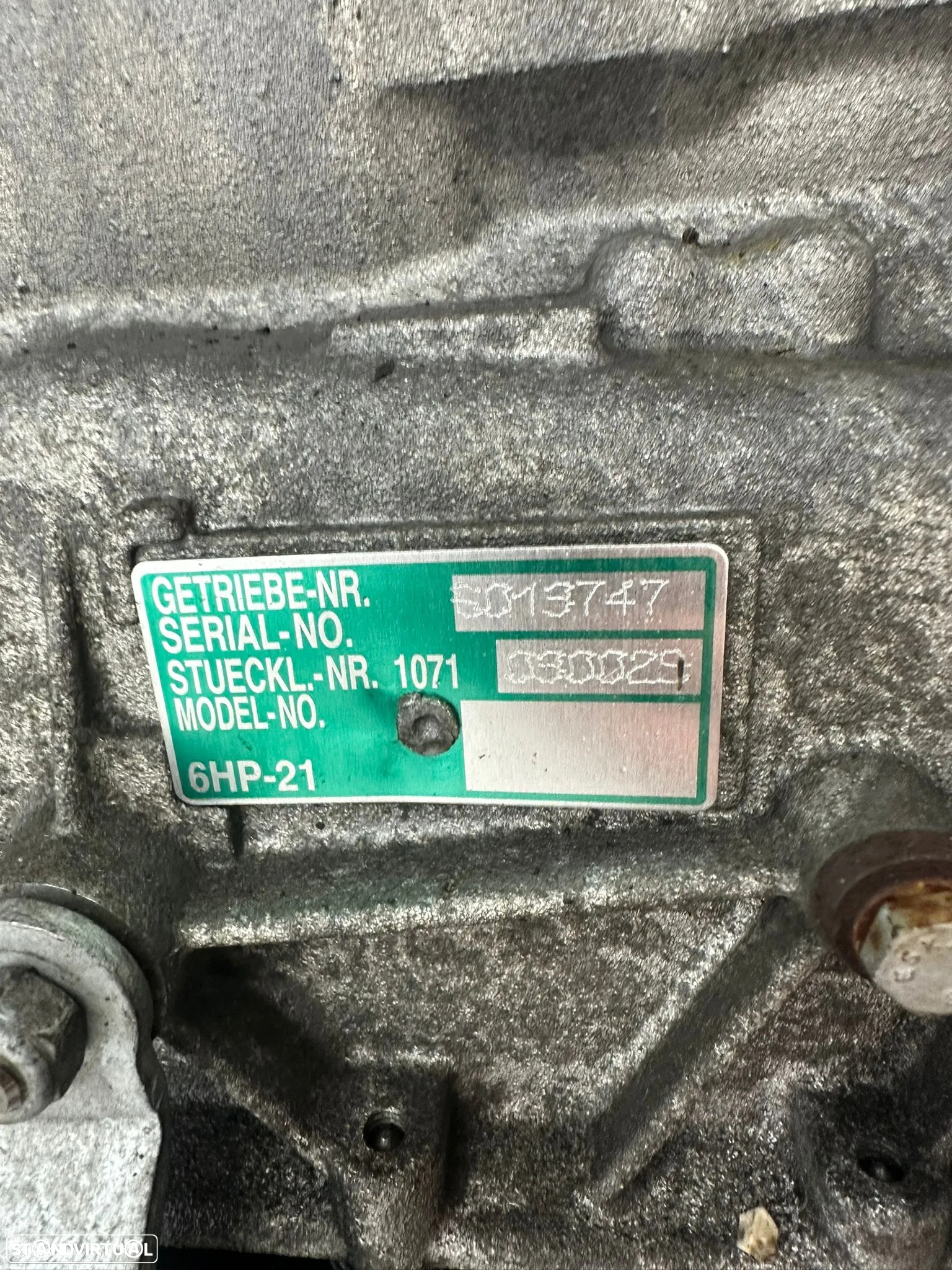 .Caixa 6 Velocidades Automática BMW N43B20 ZF 6HP21GA6HP19Z - W6R 7592522 - 12