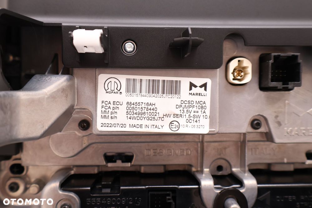 JEEP COMPASS II LIFT RADIO EKRAN NAWIGACJA 68455716AH - 6