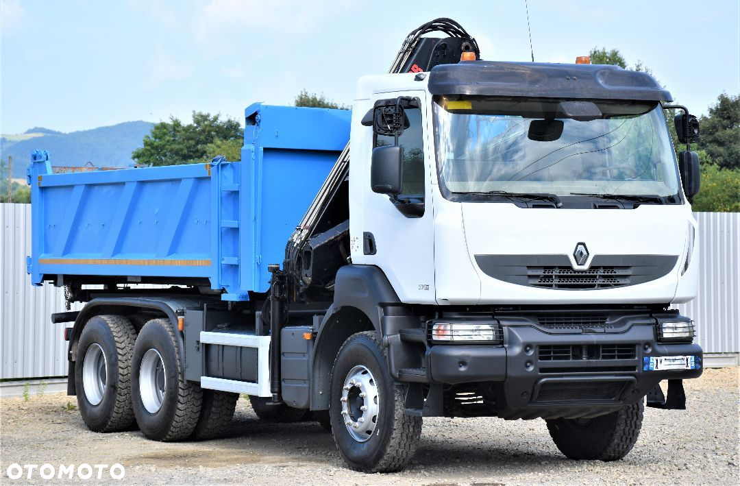 Renault KERAX 370 DXI*HIAB 122B-3 HIDUO+PILOT/ 6x4 - 4