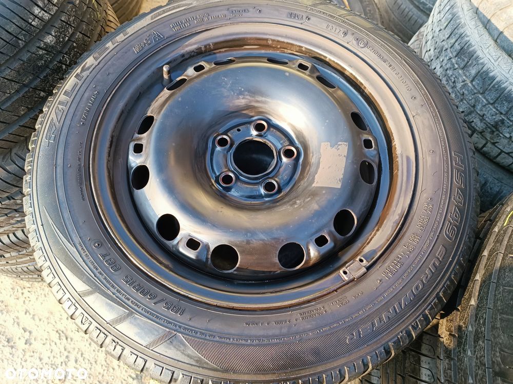 5x100 Felgi Stalowe Stal 15 Koła zimowe zima SKODA FABIA PRAKTIK ROOMSTER RAPID SEAT IBIZA CORDOBA TOLEDO IV 4 VW FOX POLO 5,5mm Legnica ALU-RAD 185/60 - 1