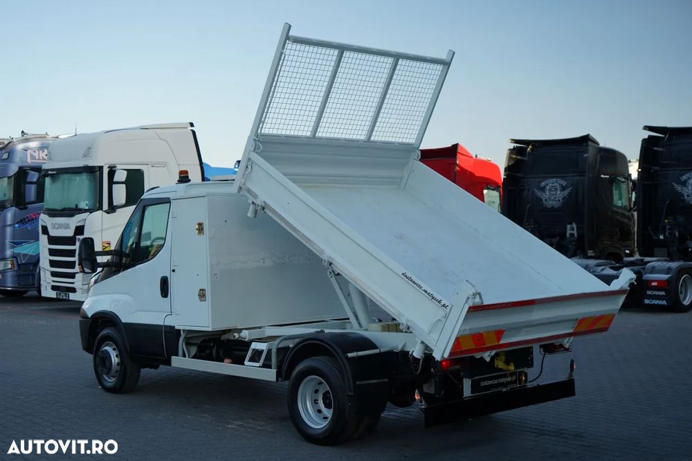 Iveco DAILY 70-180 / BASCULATOR SPATE 2.8 M / MASĂ NETĂ: 7.0 T / DUBLU / BLOCARE PUNȚI - 4