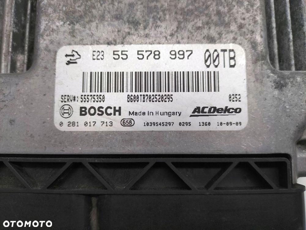 OPEL KOMPUTER STEROWNIK 55578997 0281017713 00TB - 4