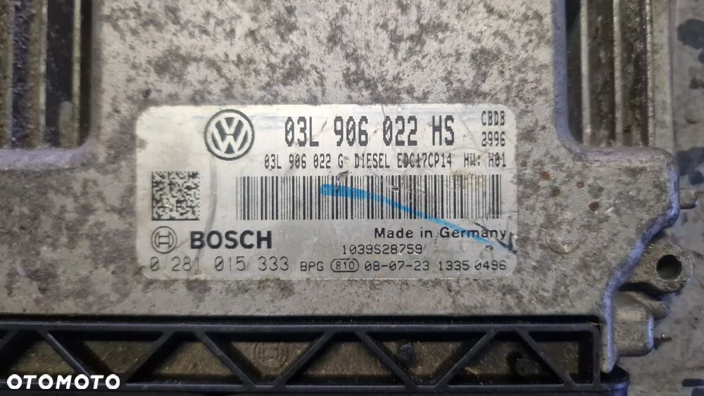 VOLKSWAGEN GOLF VI 2.0 TDI STEROWNIK SILNIKA 03L906022HS - 2