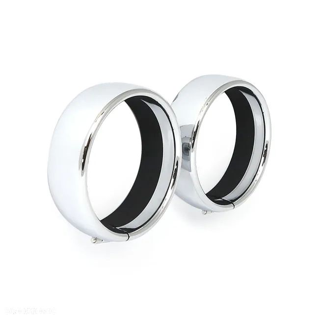 Pierścień ramka obudowa rim lampy 4,5 chrom Harley 62-25 H-D - 1