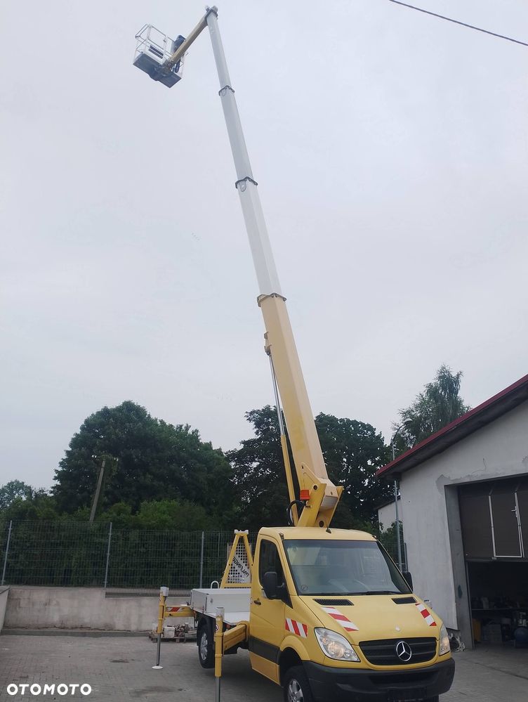 Mercedes-Benz Podnośnik Koszowy Zwyżka Palfinger 21 Metrów 16 w bok ! PILOT NA KABLU!! UDT! Jak Wumag Ruthmann Gsr - 27