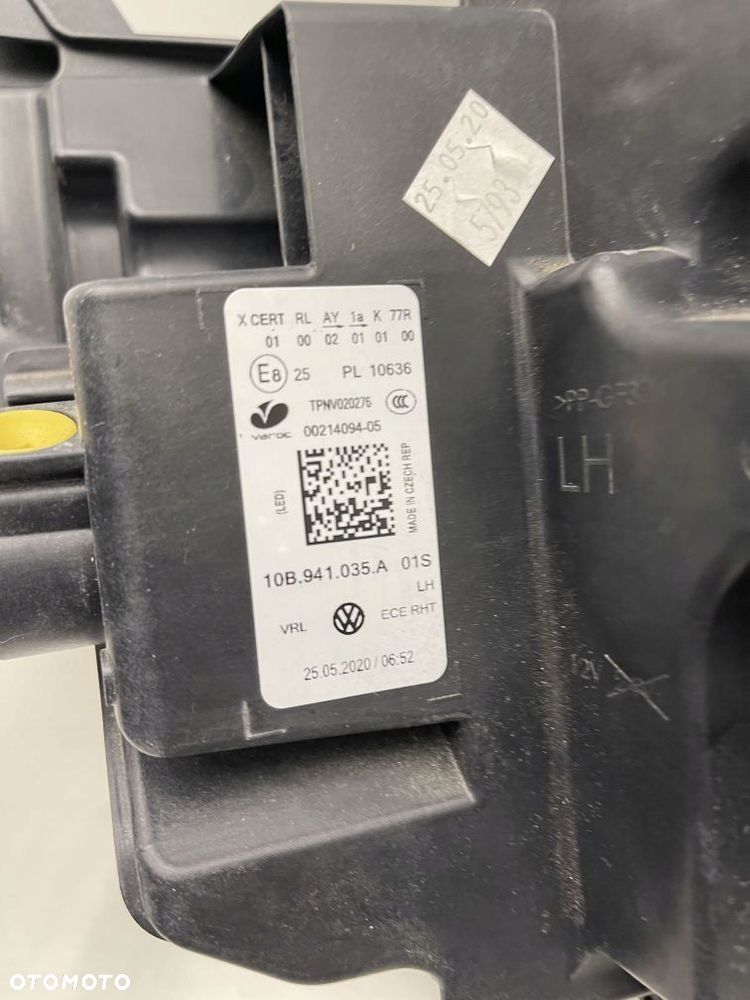 LAMPA PRZEDNIA LEWA VW ID 3 ID.3 ID3 IQ LIGHT FULL LED 10B941035A - 7