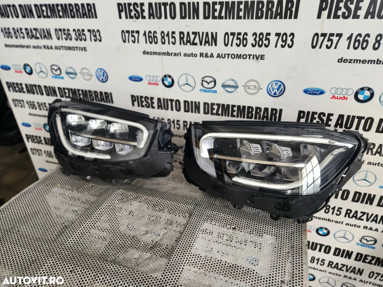 Faruri Far Stanga Dreapta Full Led Mercedes Glc W253 X253 Facelift Complete An 2019-2020-2021-2022 - 5