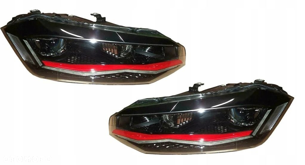 Reflektory Lampy kpl Full Led Neon Tuning GTI VW Polo VI 6 2g 2g0 2017-2021 - 2
