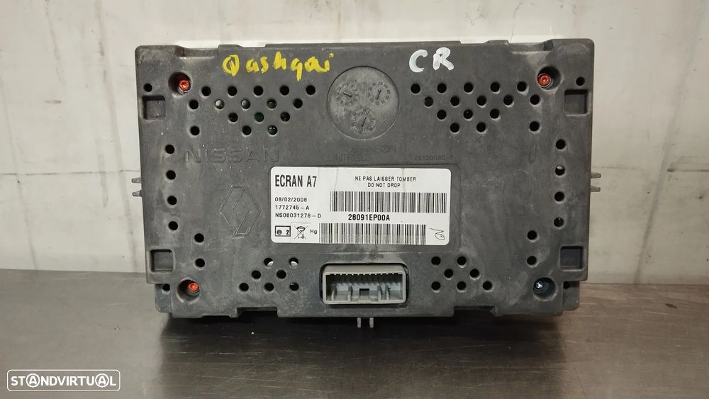 DISPLAY / MONITOR GPS NISSAN QASHQAI J10 REF. 28091EP00A 1772745A - 3