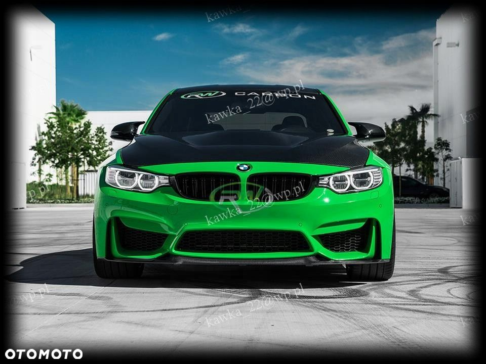BMW 3 F80 F82 M3 DOKŁADKA ZDERZAKA PODKŁAD WZÓR CS - 12