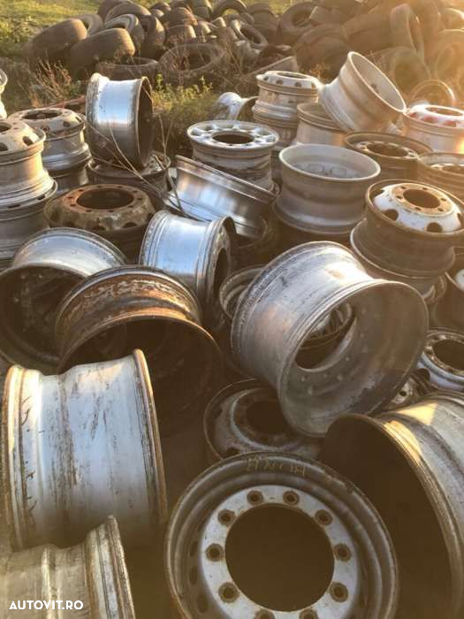 Vand Jante TIR, cap tractor, semiremorca 22,5 19,5 FIER / ALUMINIU - 5