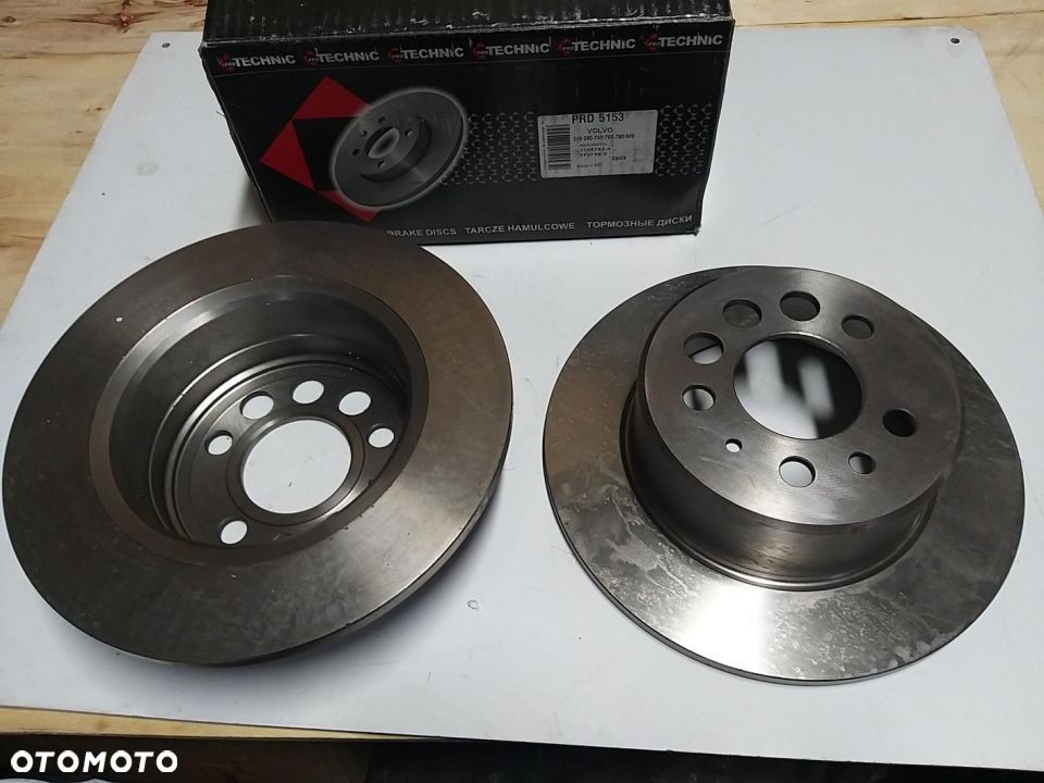 tarcza hamulcowa tył  281X10 P 4-OTW VOLVO 240/242/244/245/740/760/780/940/960 S90 V90 74-97 PRD5153 - 1