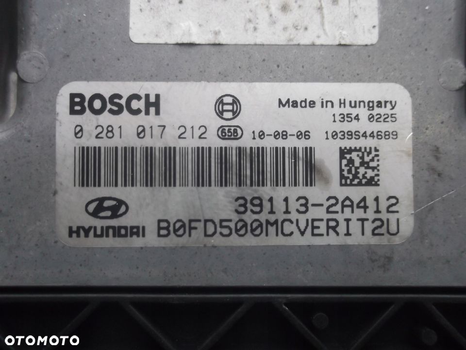 HYUNDAI I30 KIA CEED KOMPUTER SILNIKA 39113-2A412 - 2