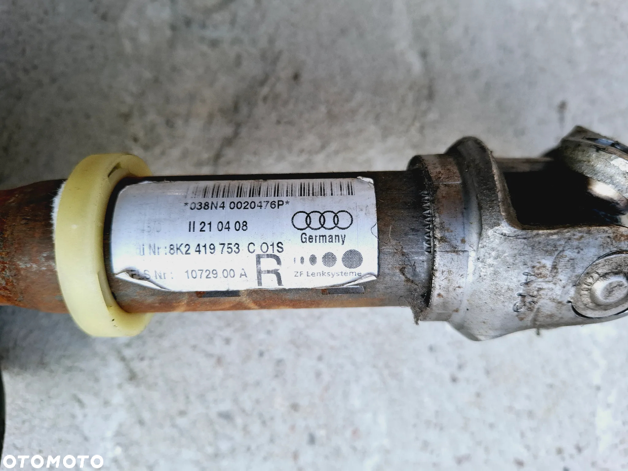 Drążek Kolumny Kierowniczej Audi A4 B8 A5 UK 8K2419753C - 5